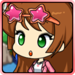 Theme park Pretty girl icon
