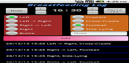 Breastfeeding Log FREE pc screenshot Breastfeeding Log FREE pc screenshot