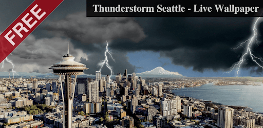 Thunderstorm Seattle - Live Wallpaper pc screenshot
