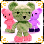 Amigurumi step by step easy icon