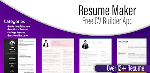 Resume Generator:Free CV Maker,Templates Builder pc screenshot