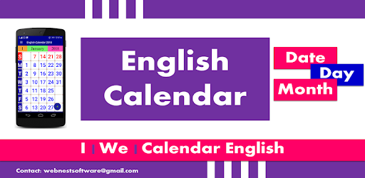 English Calendar 2019 pc screenshot English Calendar 2019 pc screenshot