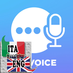 Italian - English voice translator icon