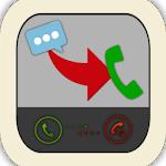 Call auto reply SMS icon