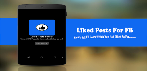 Liked Posts For FB pc screenshot