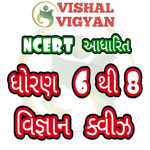 NCERT Based Science MCQ STD 6 To 8 Vishal Vigyan icon