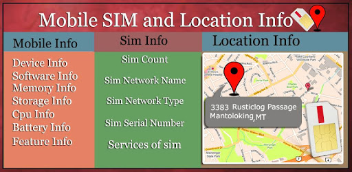 Mobile, SIM and Location Info pc screenshot
