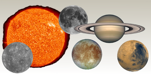 Sun, moon and planets pc screenshot