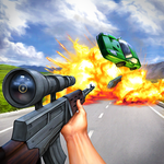 Traffic Ops 3D Shooter - Sniper car destruction icon