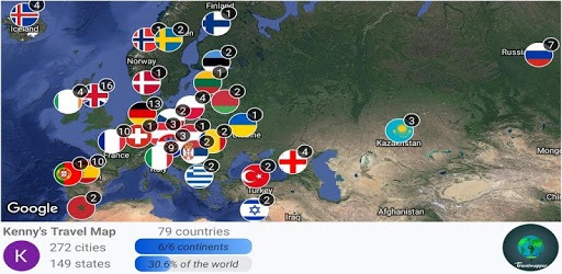 Travel Mapper: Travel Tracker, Map Where I've Been pc screenshot Travel Mapper: Travel Tracker, Map Where I've Been pc screenshot