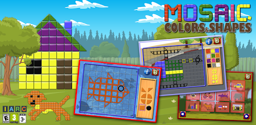 Kids Mosaic Art Shape and Color Picture Puzzles pc screenshot