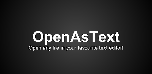 Open As Text pc screenshot Open As Text pc screenshot