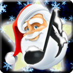 Christmas Music - tambourine, bell, jingle, drum icon