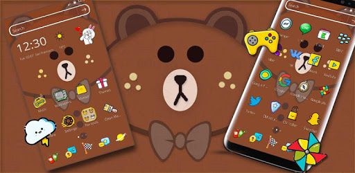 Brown Bear Cartoon Theme pc screenshot