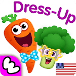Funny Food DRESS UP games for toddlers and kids!😎 icon