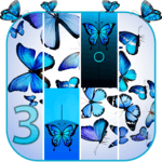 Blue Butterfly Piano Tiles 2019 for pc icon