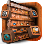 Wooden Touch Launcher icon
