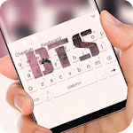 BTS White Keyboard icon