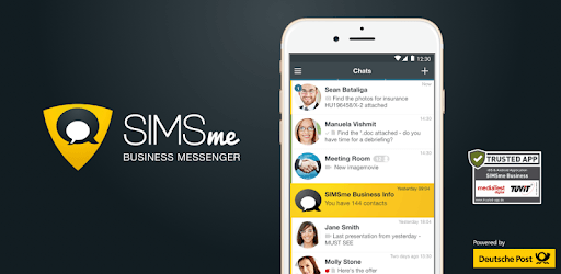 SIMSme Business - Team Messenger pc screenshot SIMSme Business - Team Messenger pc screenshot