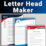 Letterhead Maker Logo Business letter pad template icon