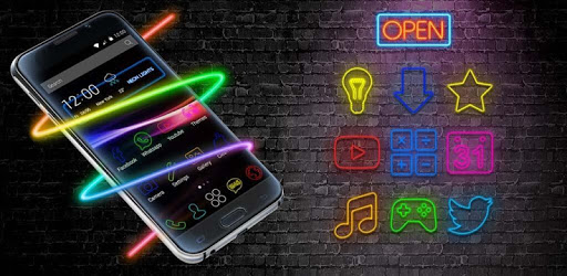Neon Lights Launcher pc screenshot Neon Lights Launcher pc screenshot
