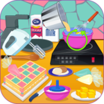 Cooking Cute and Sugary Shower Cake icon