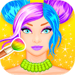 Candy Makeover Games for Girls. Hair and makeup icon