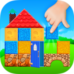 Construction Game Build with bricks icon