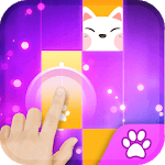 Magic Cat Piano Tiles - Pink Kpop Piano Girly icon