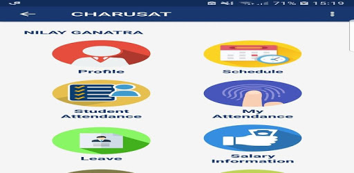 CHARUSAT Application pc screenshot CHARUSAT Application pc screenshot