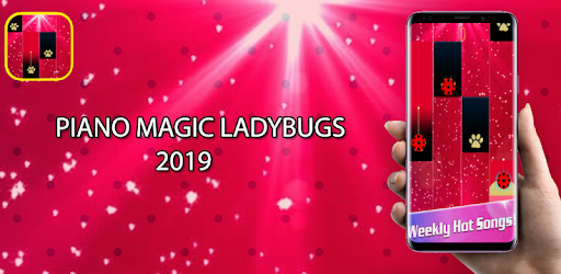 Piano Ladybug Noir Tiles pc screenshot
