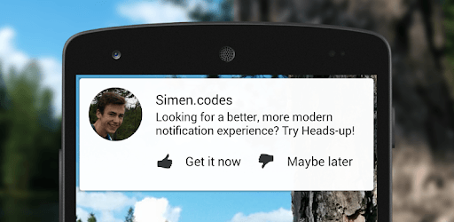 Heads-up Notifications pc screenshot Heads-up Notifications pc screenshot
