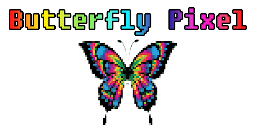 Butterfly Pixel Art - coloring by number pc screenshot