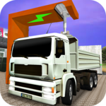 Truck Transport Raw Material icon