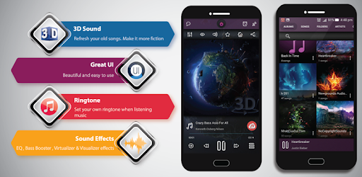 Storm Mp3 Player 3D 4 Android pc screenshot