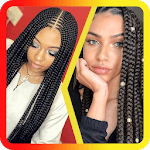 African Women Braids icon