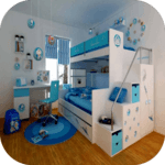 Beautiful Child Bedroom Design icon