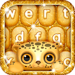 Gold Glitter Keyboard Emoji icon