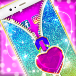 Glitter Zipper App Lock icon