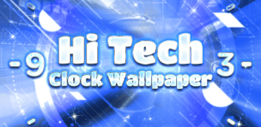 Hi Tech Modern Clock Wallpaper pc screenshot