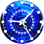 Hi Tech Modern Clock Wallpaper for pc icon