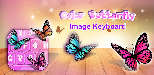 Color Butterfly Image Keyboard pc screenshot