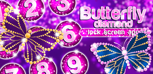 🦋 Butterfly Diamond Lock Screen App 🦋 pc screenshot