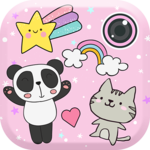 Cute Photo Editor with Stickers icon