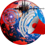 Earthquake news, alert, alarm icon