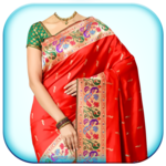 Woman Fancy Saree Photo Suit Montage icon