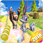 Bunny Dash Vs Hunted Jungle Runner 2018 icon