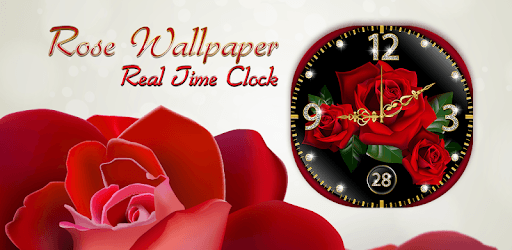 Rose Wallpaper Real Time Clock pc screenshot Rose Wallpaper Real Time Clock pc screenshot