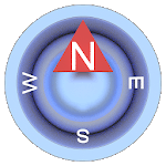 Compass Free Blue icon