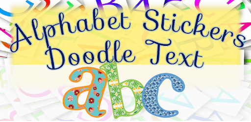 Alphabet stickers Doodle Text! pc screenshot